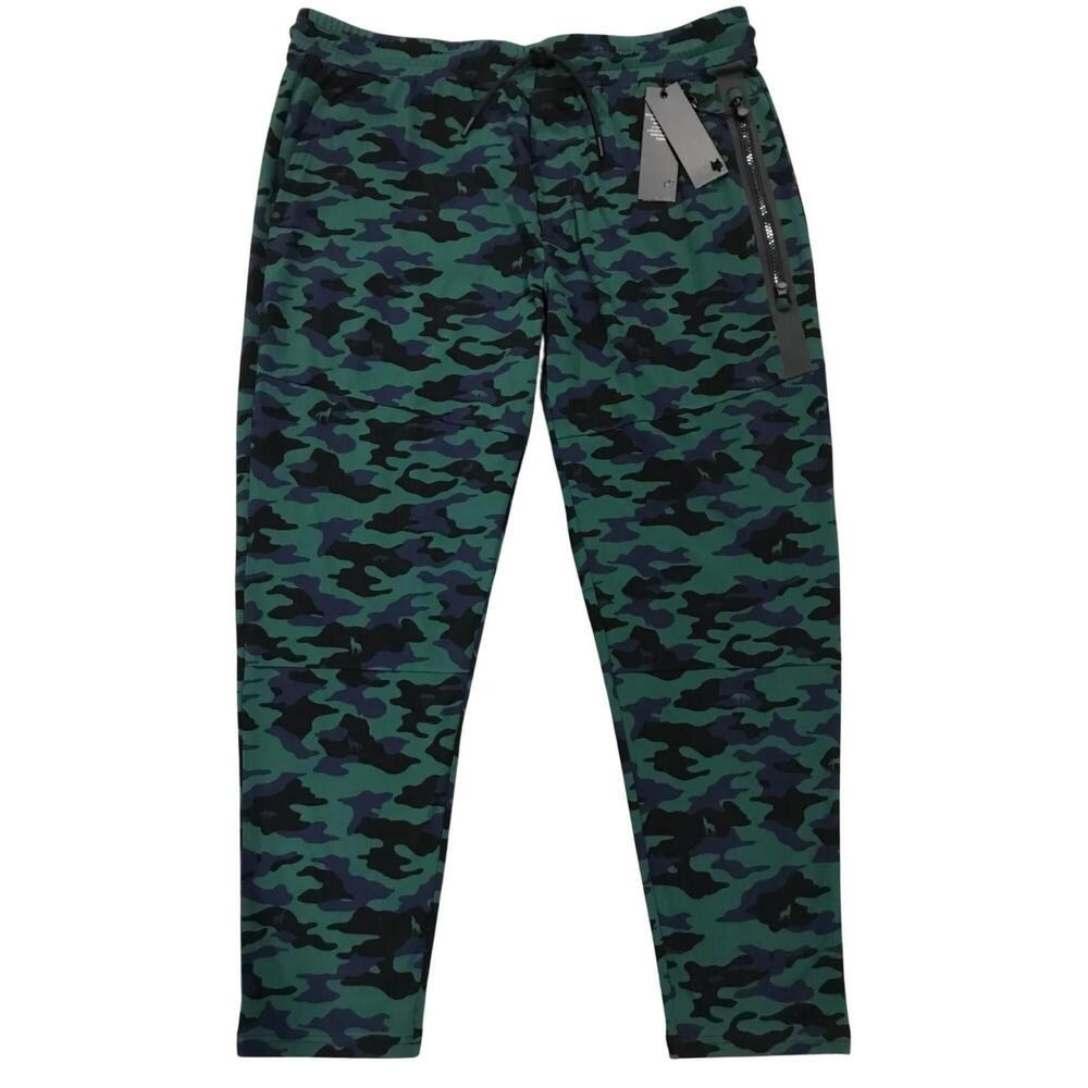 NEW GREYSON CLOTHIERS men's blackwatch camo scape sequia jogger in shepherd